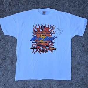 Signed 1999 Snap On Racing Shirt Automotive Woodburn Dragstrip Race Tee 3XL USA